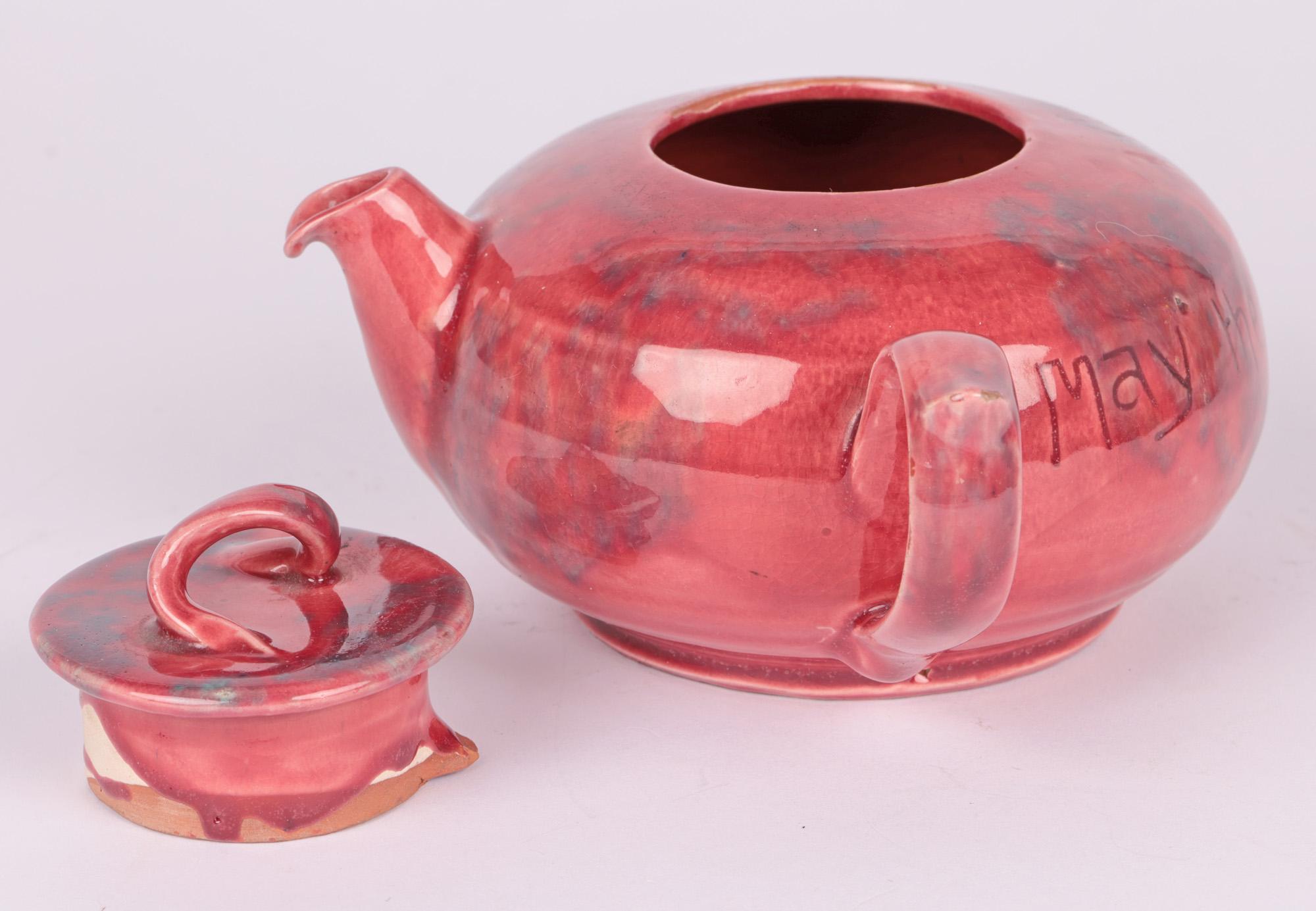 William Leonard Baron Devon Art Pottery Motto Ware Teapot 1