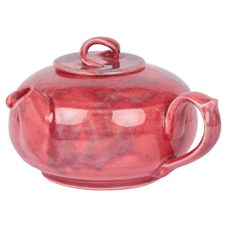 William Leonard Baron Devon Art Pottery Motto Ware Teapot For Sale at