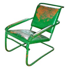 Fauteuil tubulaire moderne William Lescaze