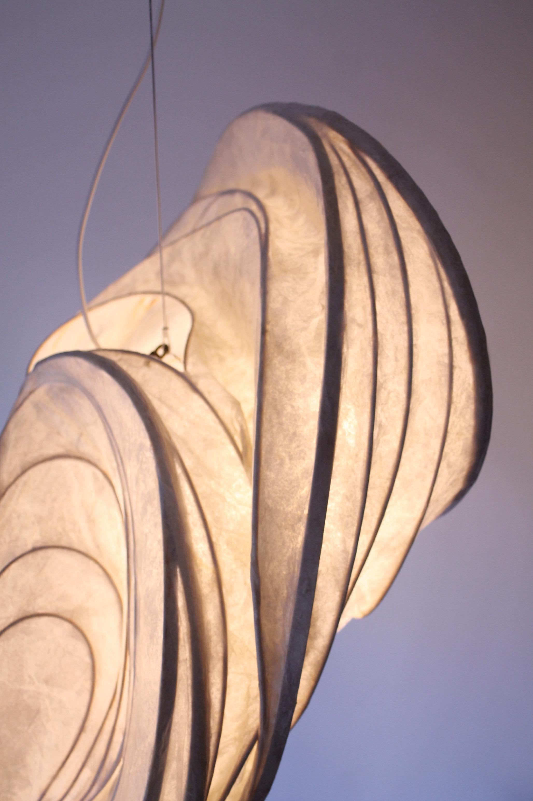 Late 20th Century William Leslie  Signed sculptural lightning (78height-70w-48d cm) Excellent! For Sale