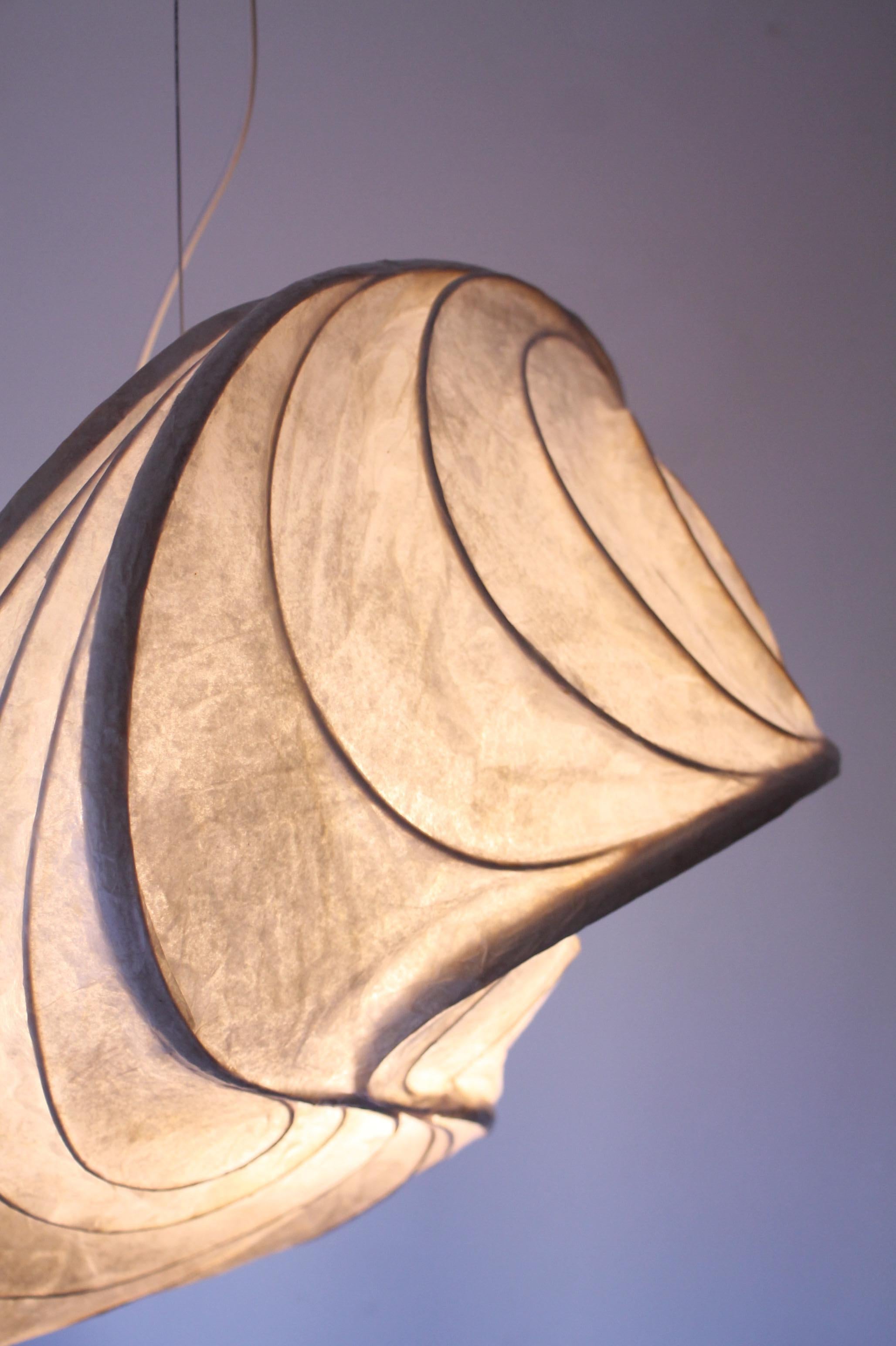 Bentwood William Leslie  Signed sculptural lightning (78height-70w-48d cm) Excellent! For Sale