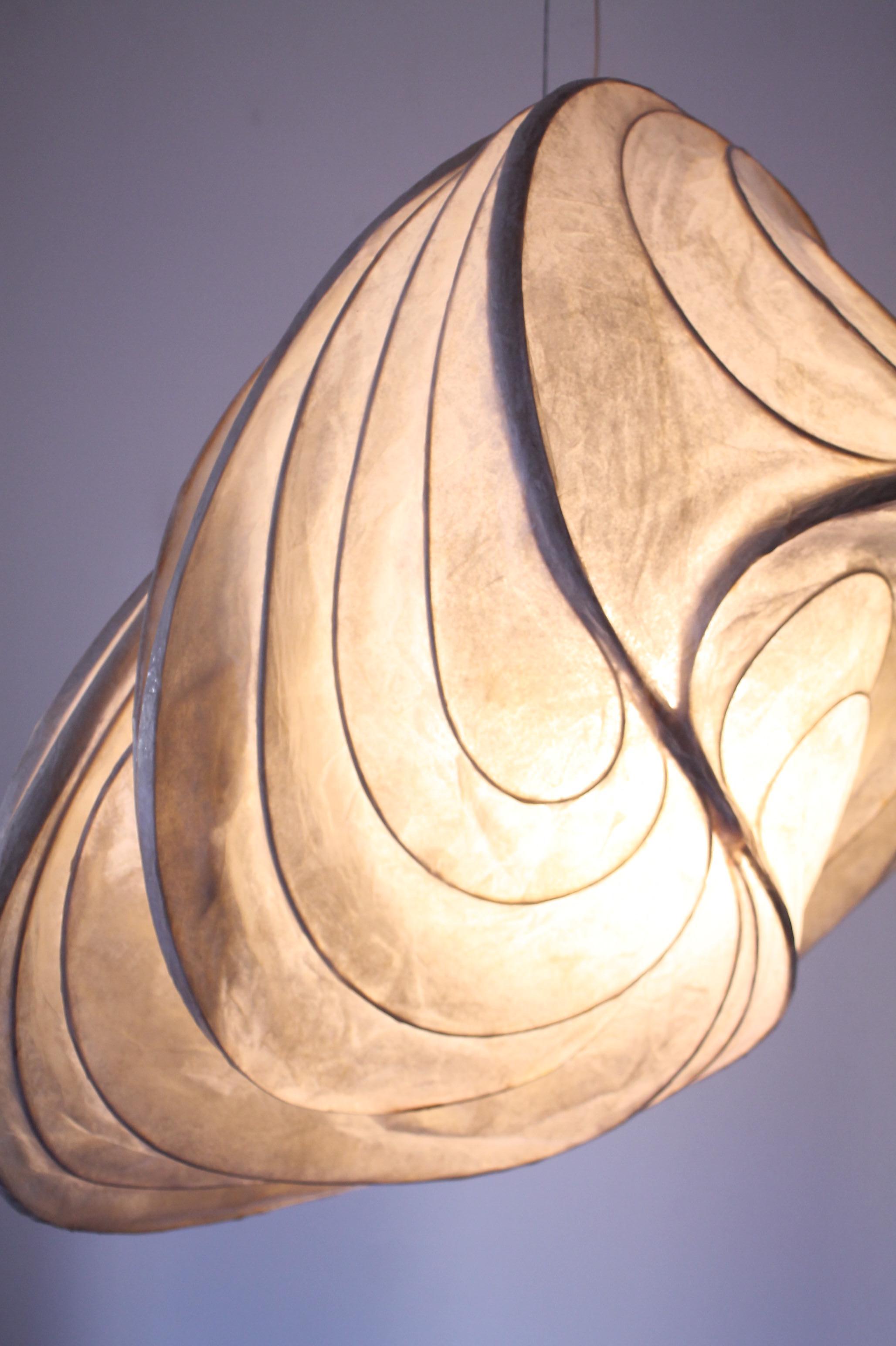 William Leslie  Signed sculptural lightning (78height-70w-48d cm) Excellent! For Sale 2