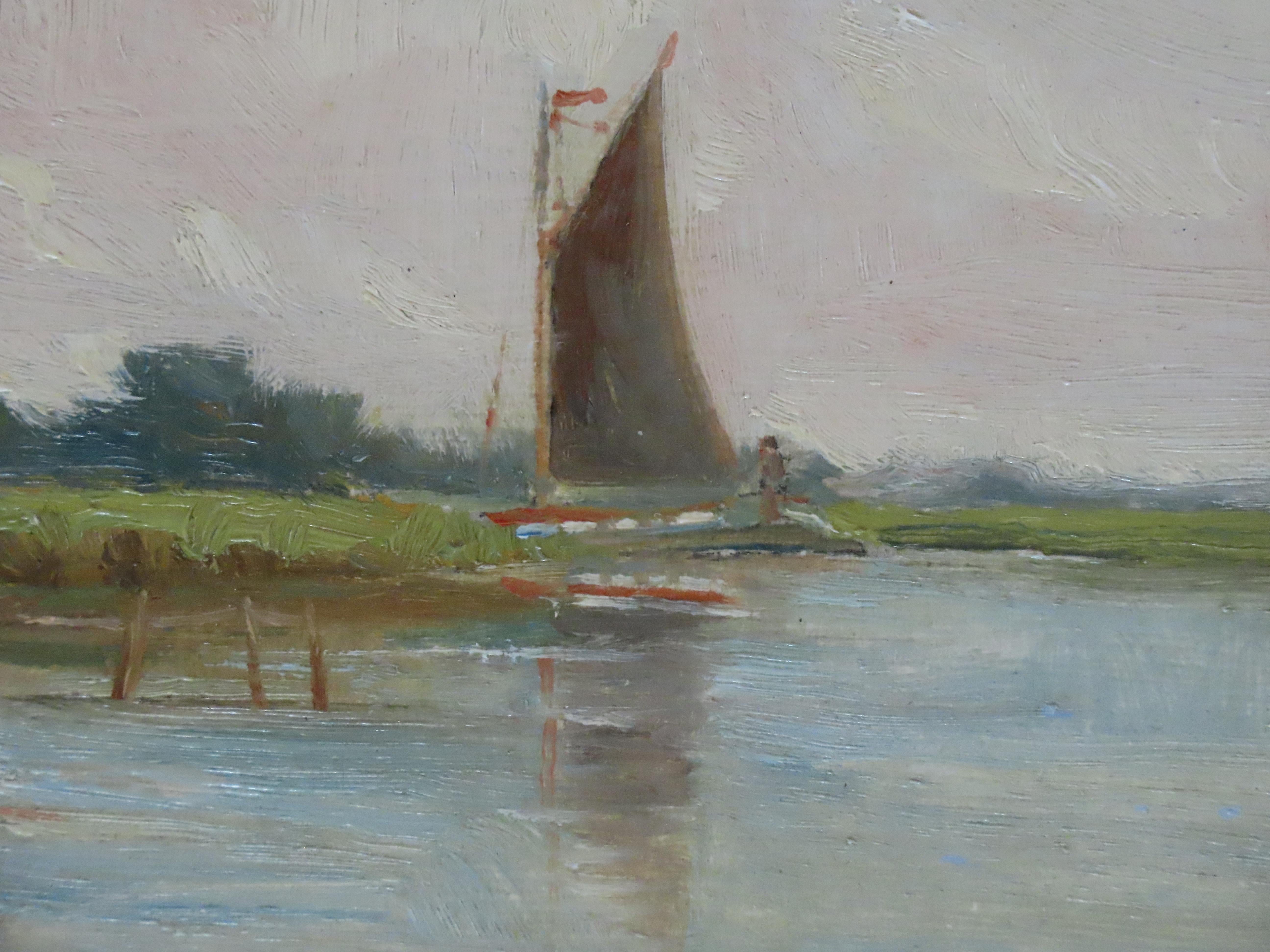 Original Oil on Panel, William Leslie Rackham. 
