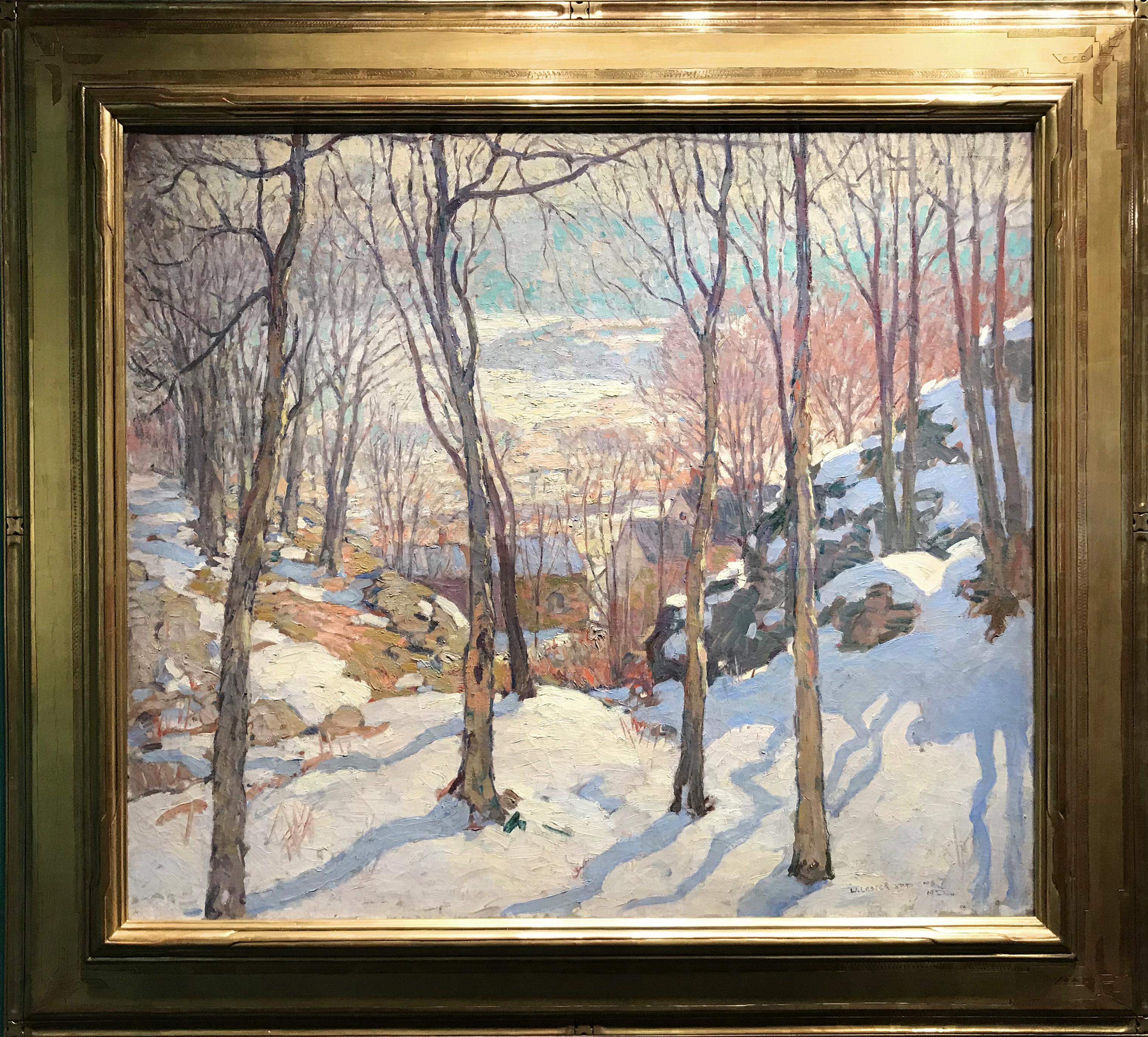 William Lester Stevens Landscape Painting - Rockport In Winter