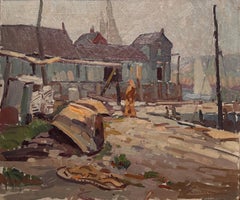« Rockport » William Lester Stevens, paysage de la côte nord-est de l'Amérique