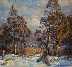 Winter Landscape with Trees