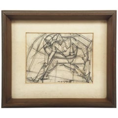 William Littlefield Untitled Small Drawing, 1951