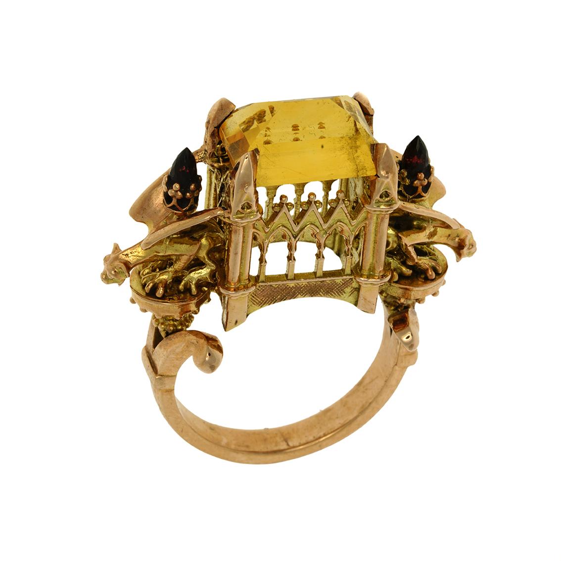 The Euphoric Triumph ring is a passionate piece. This dazzling ring is one of a kind and fits a size 7 3/4 (Australian & British size P 1/2).

Handcrafted in 9ct yellow gold, this vibrant ring features a radiant citrine, measuring 11.8mm x 8mm. The