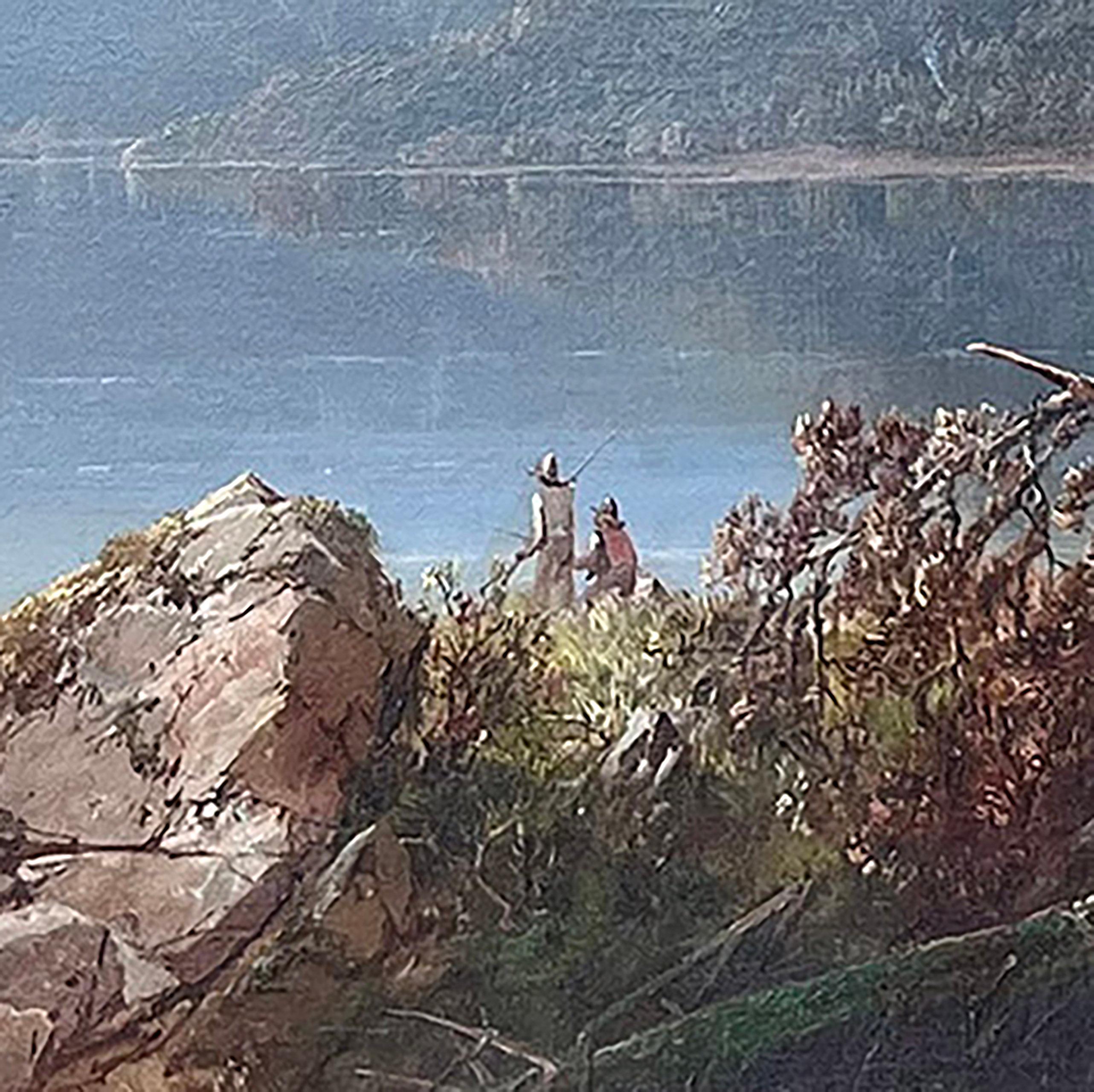 Peint par William Louis Sonntag (1822-1900), artiste de l'école de la rivière Hudson, 