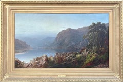 River by Hudson River School Artist William Louis Sonntag (1822-1900)