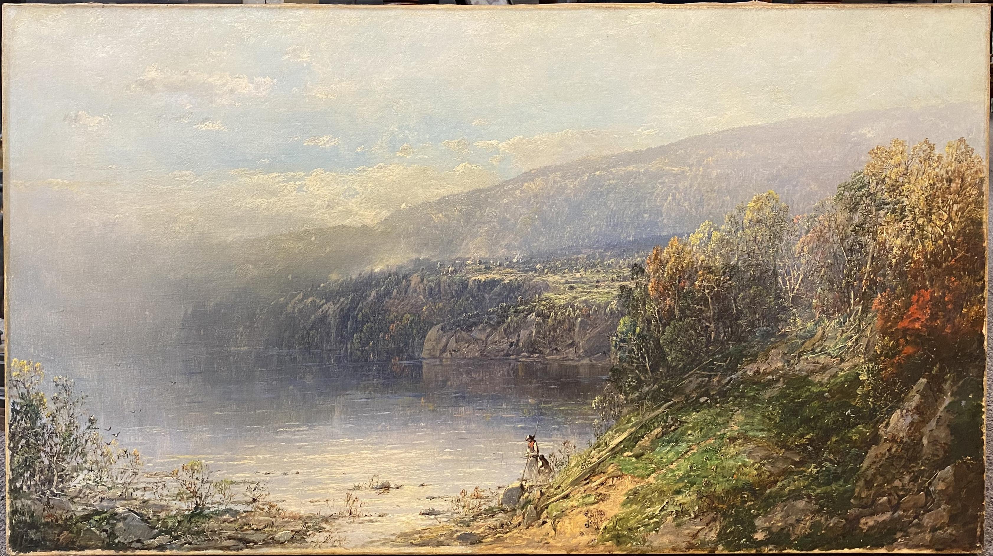 Autumn Landscape - Painting by William Louis Sonntag Sr.