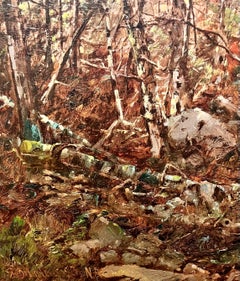 Landschaft der Hudson River School mit dem Titel "Ein Blick auf die Weißen Berge".