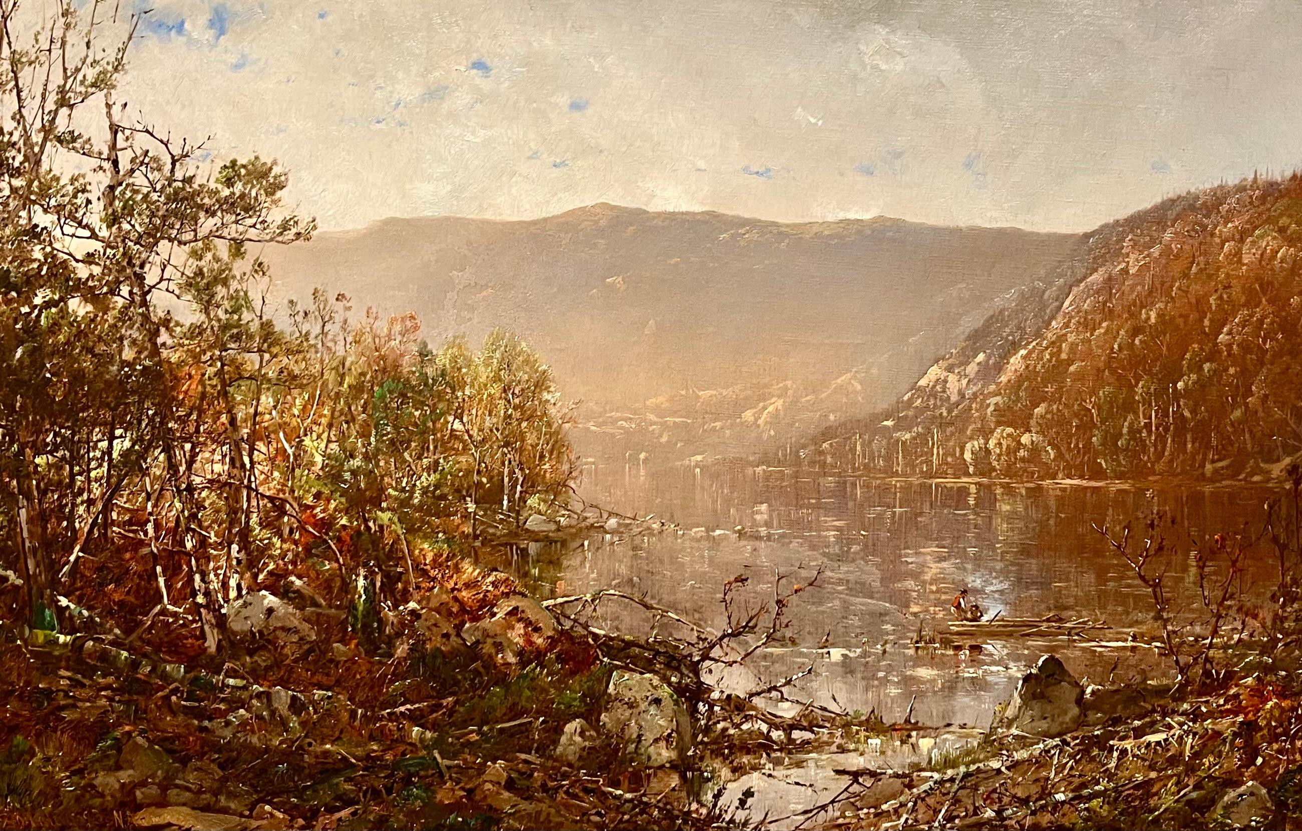 Landschaft der Hudson River School mit dem Titel "Ein Blick auf die Weißen Berge".