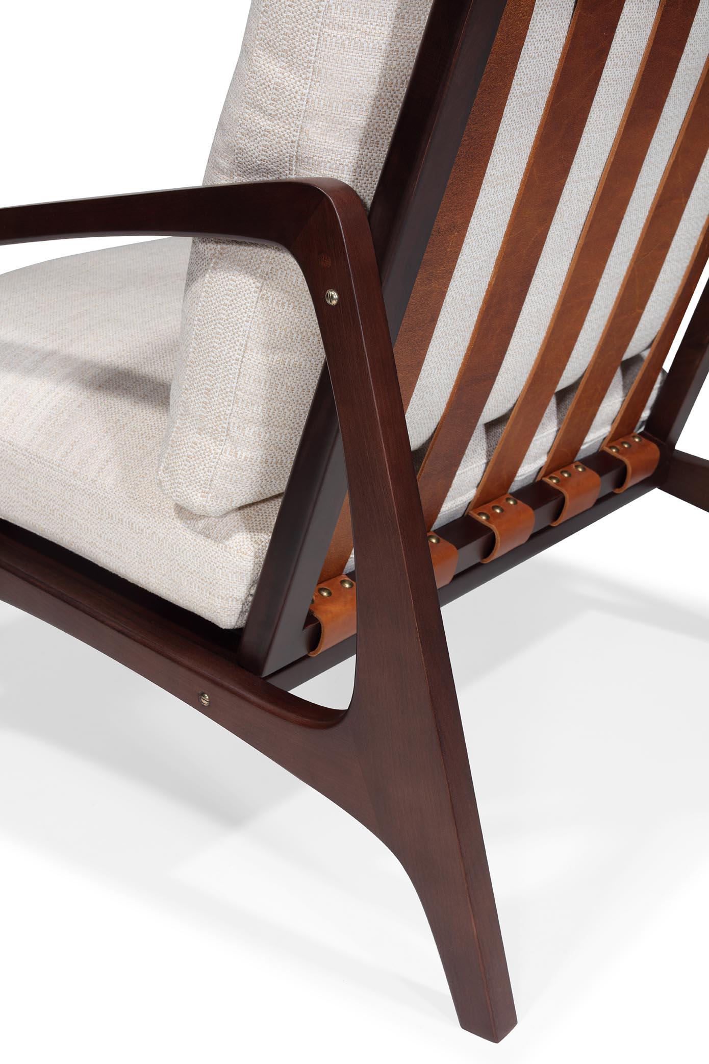 William Lounge Chair, Ebonized Oak For Sale 5