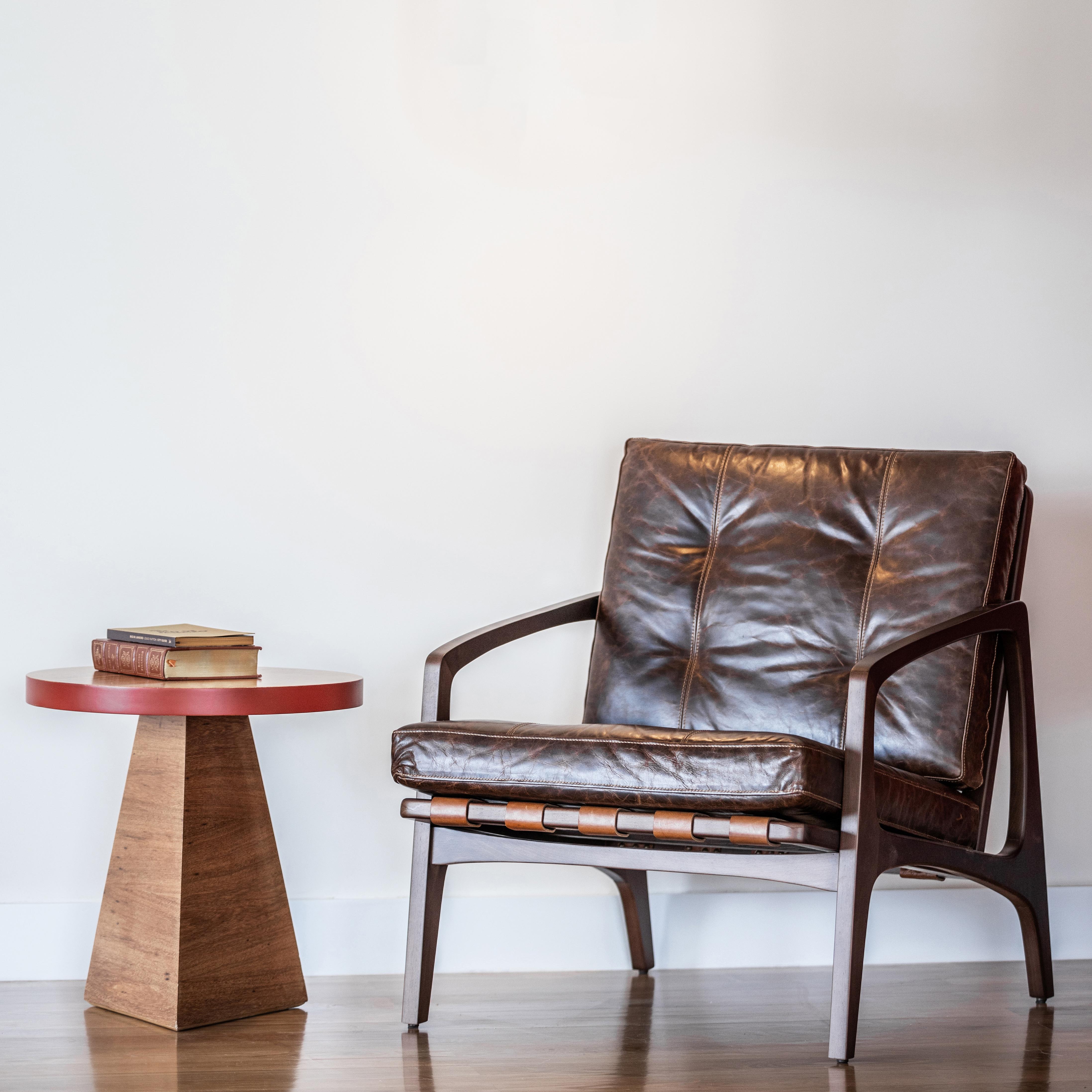 William Lounge Chair, Ebonized Oak For Sale 8