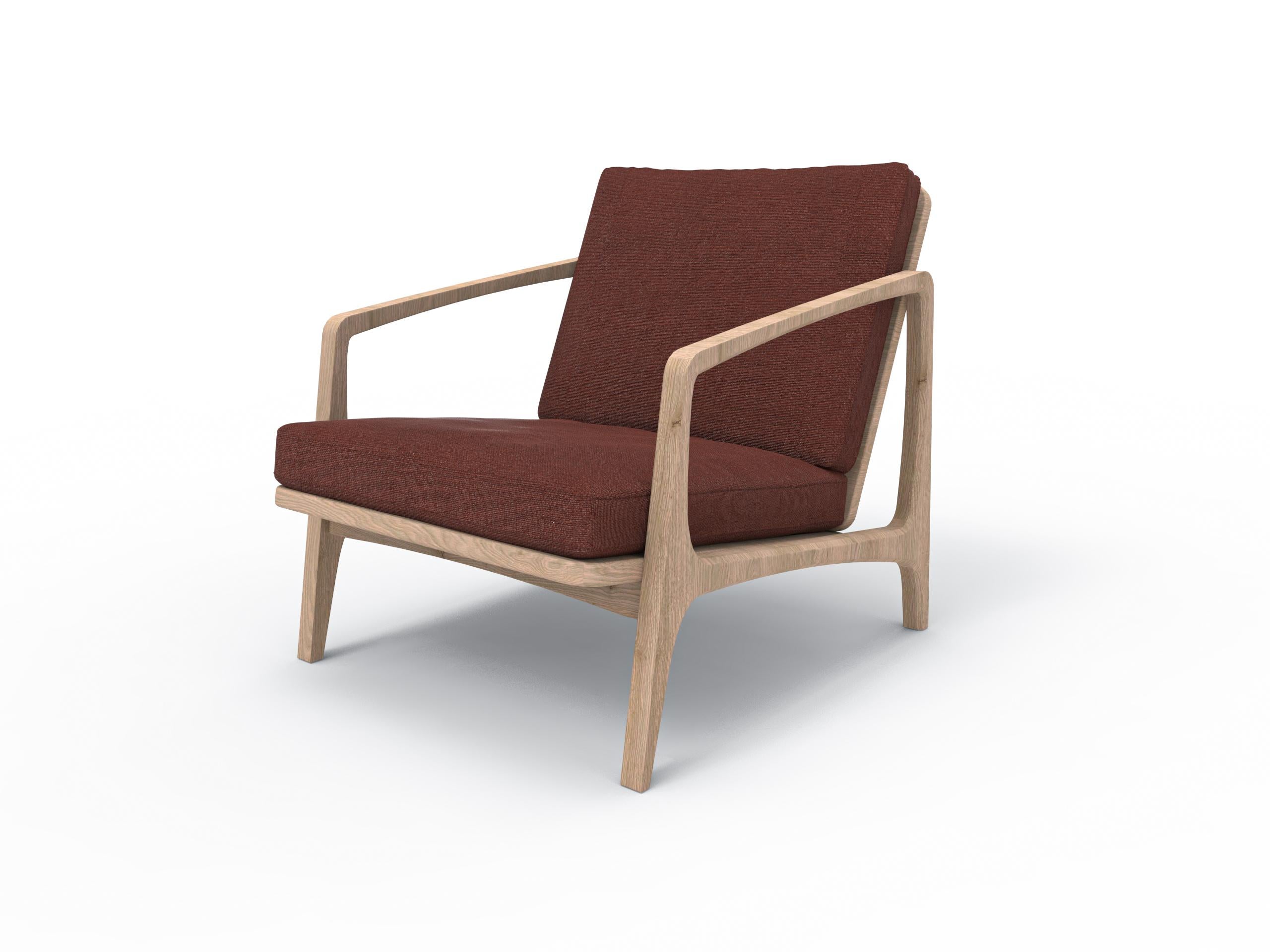 William Lounge Chair, Walnut For Sale 7
