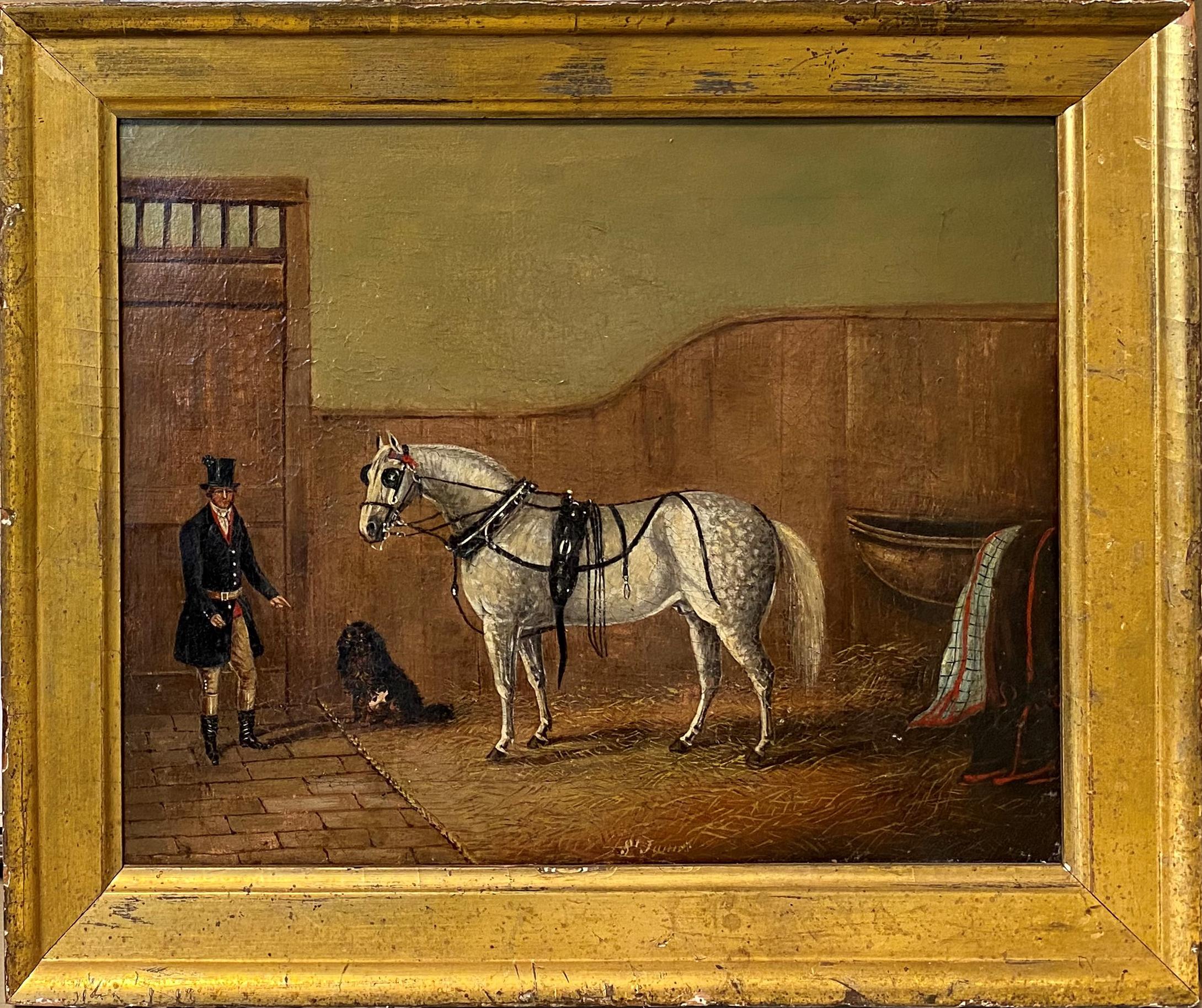 St. James (Horse) - Art by William M. Fellows