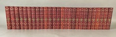 WILLIAM MAKEPEACE THACKERAY Leatherbound Book Set, 26 Volumes, Fine Bindings