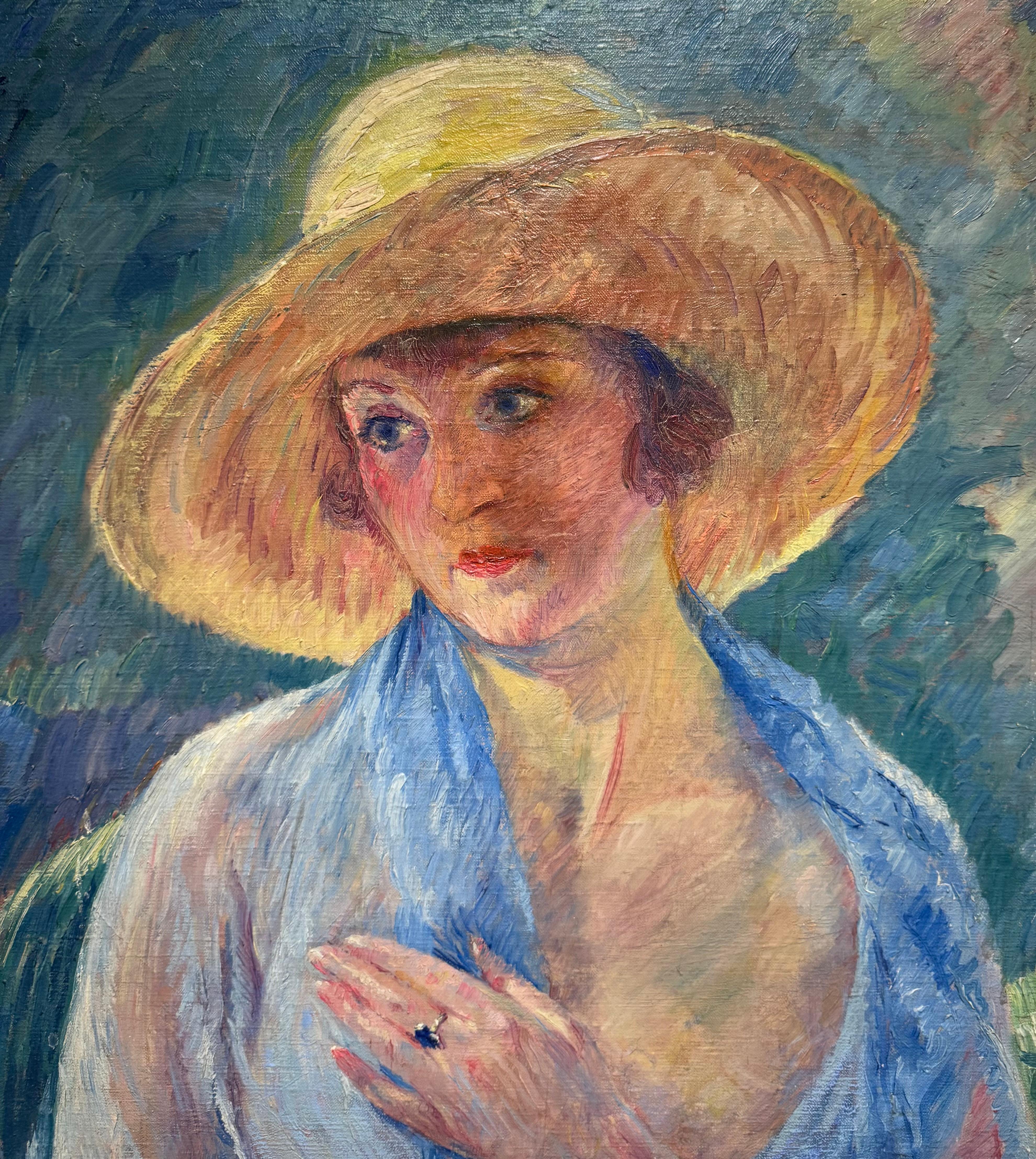 William Malherbe (1884-1953)
Firmado abajo a la derecha
Fechado en 1928
Óleo sobre lienzo
27x22 pulgadas sin enmarcar 
34x29 pulgadas Enmarcado
Marco de época americano tallado
Buen estado

William Malherbe fue un importante Correo Americano  Pintor