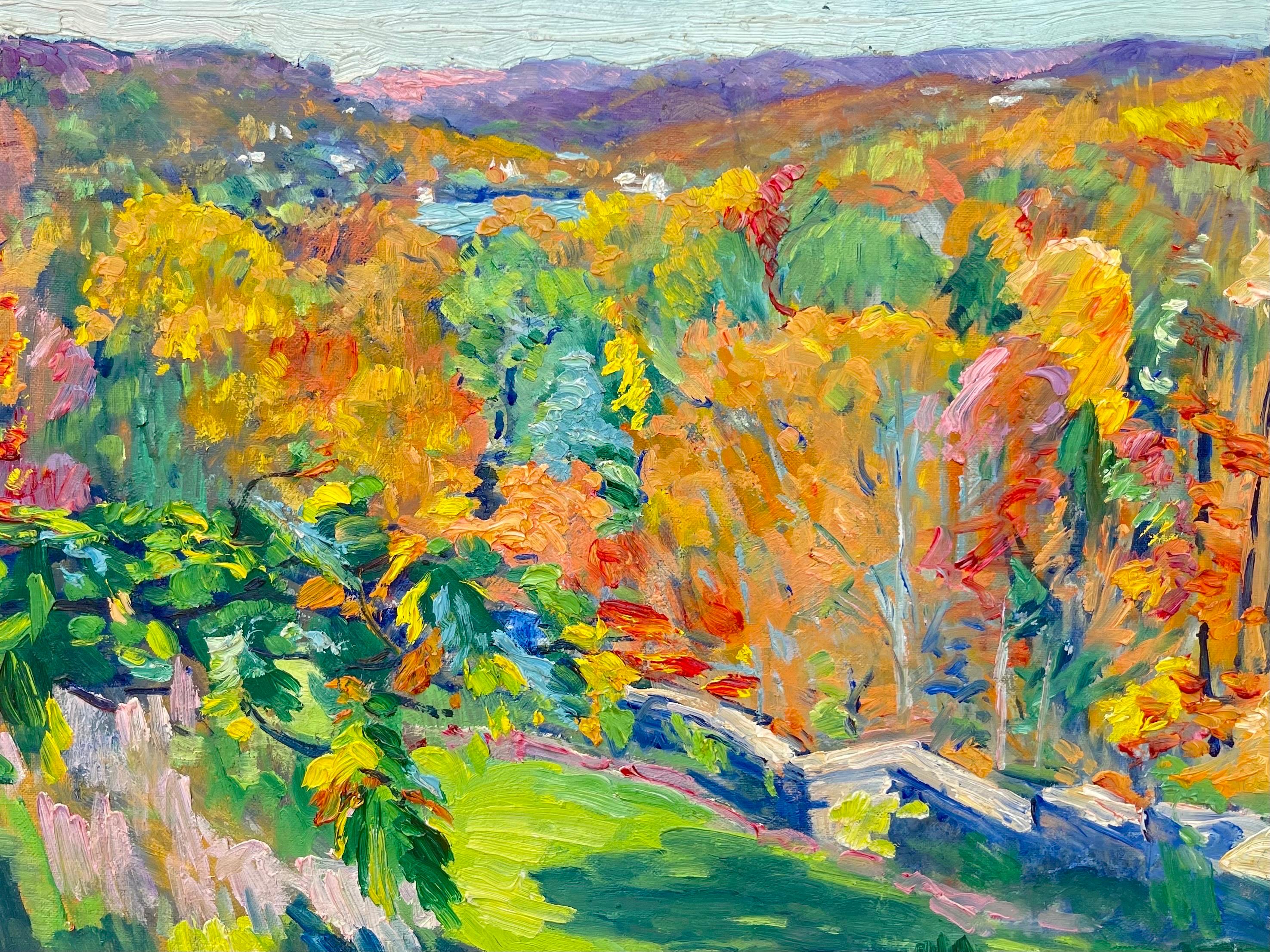 French post impressionist oil painting depicting an Autumn landscape in New Hampshire in Vermont in 1944

William Malherbe was a French Impressionist painter born in 1884. His success came in the 1930’s exhibiting at the gallery Durand Ruel, the