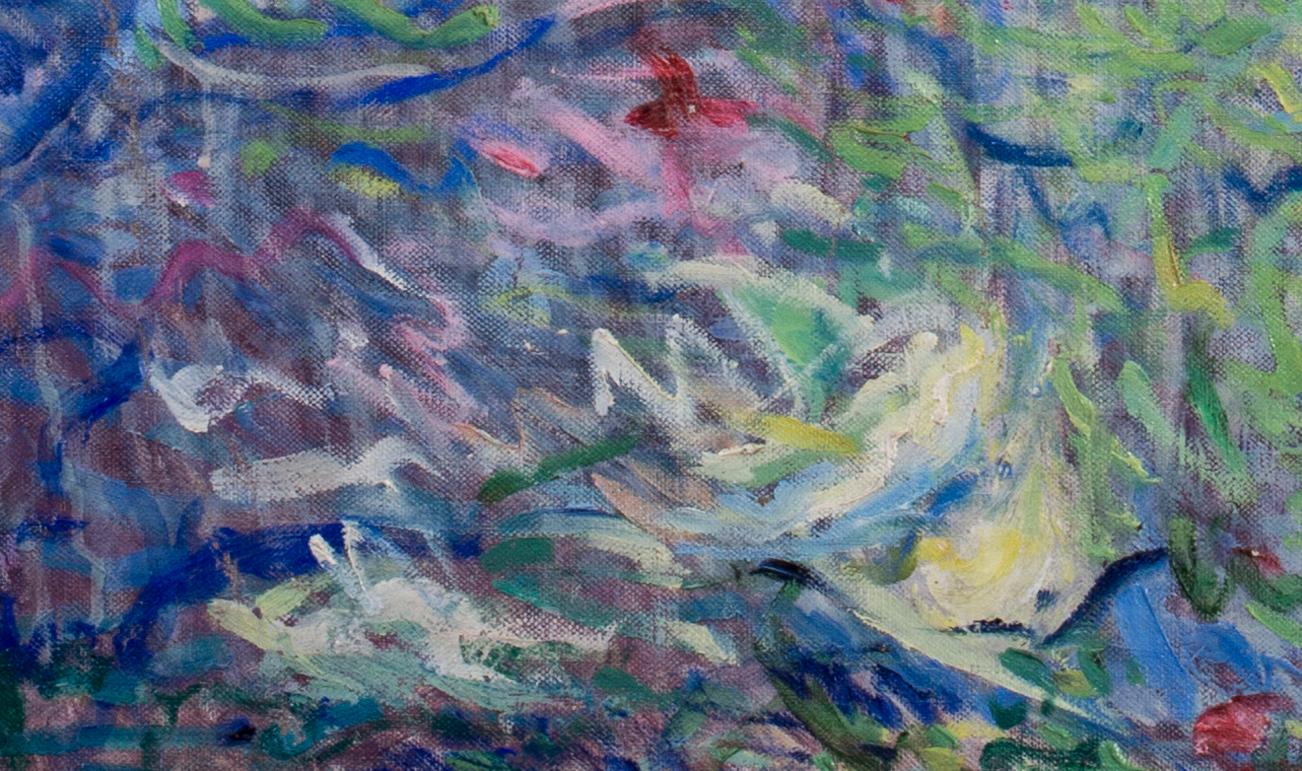 William Malherbe (Franzose, 1884 - 1955)
La Baigneuse
Öl auf Leinwand
51 x 35,1/2 Zoll (130 x 90 cm.)

William Malherbe war ein französischer Maler des Postimpressionismus, der 1884 geboren wurde. Sein Erfolg stellte sich in den 1930er Jahren ein,