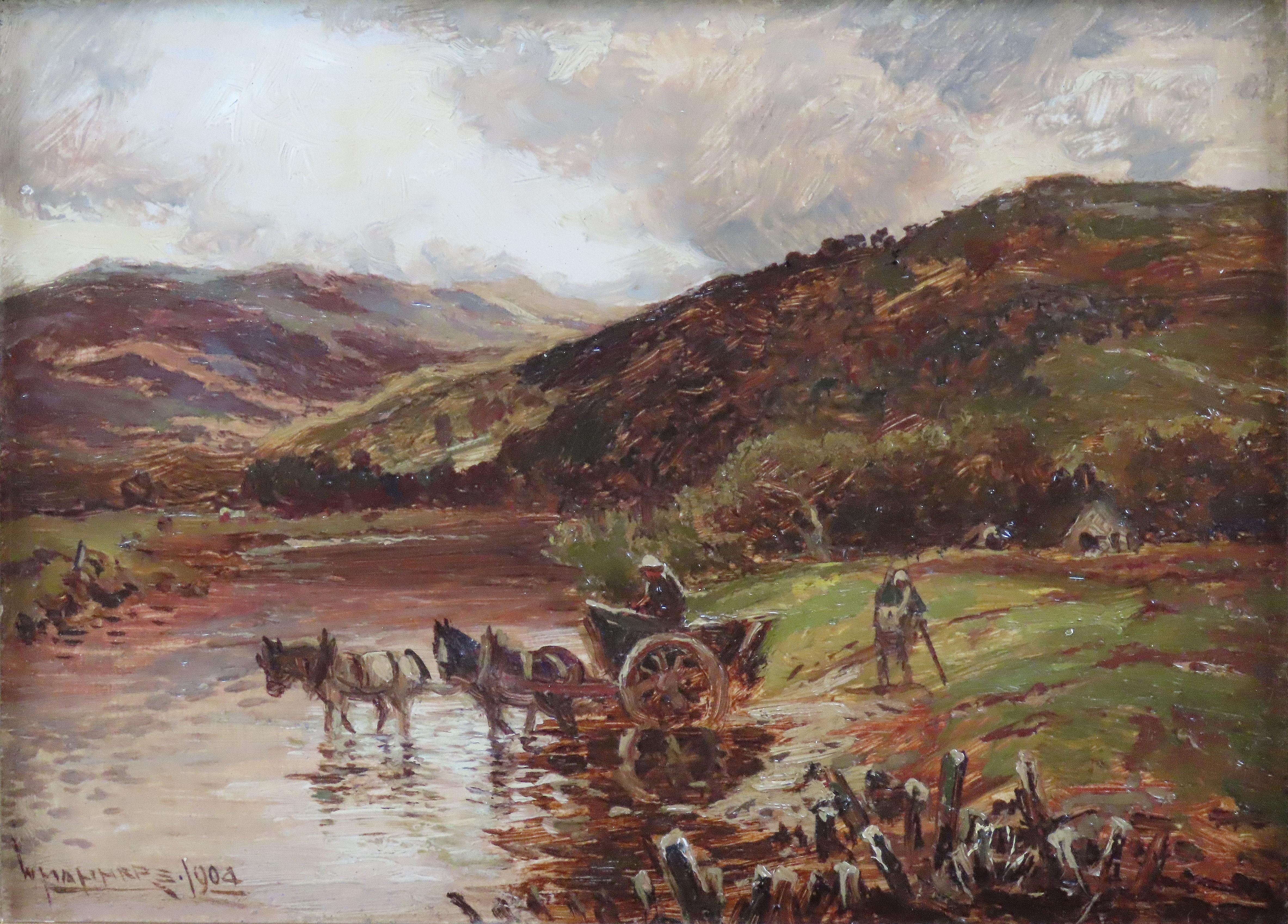 Pair of Original Oils on Board, William Manners, R.B.A. 