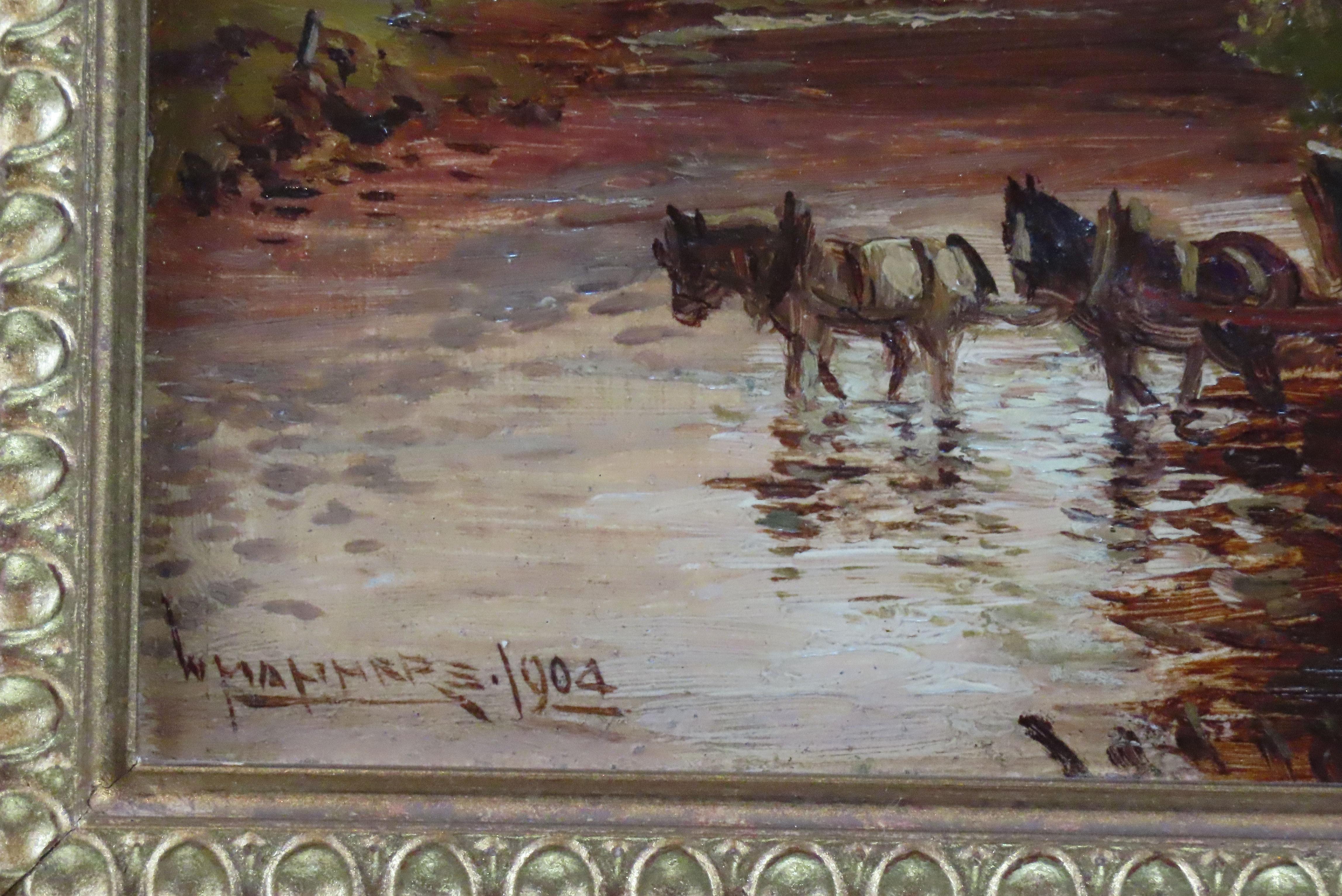 Pair of Original Oils on Board, William Manners, R.B.A. 