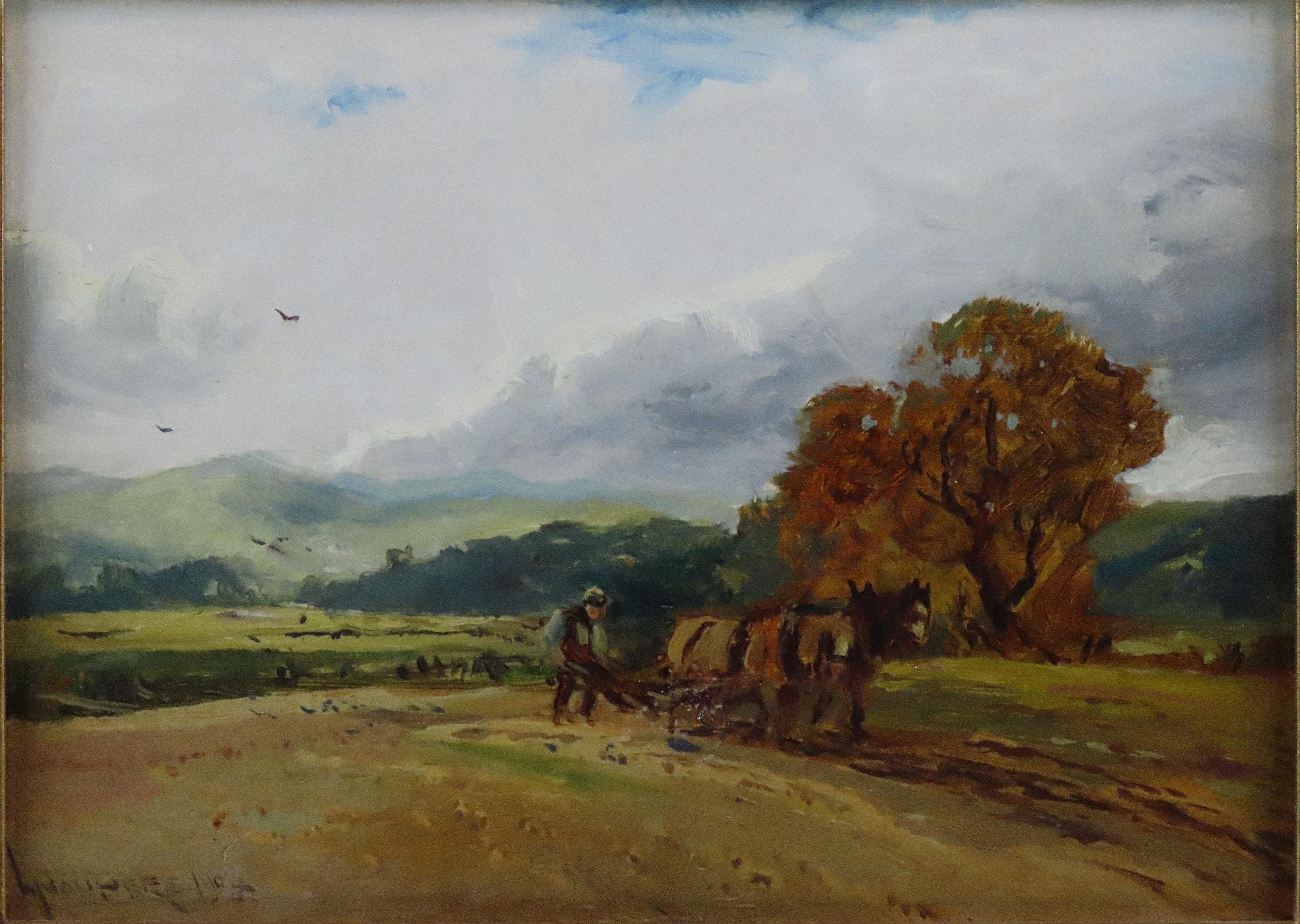 Pair of Original Oils on Board, William Manners, R.B.A. 