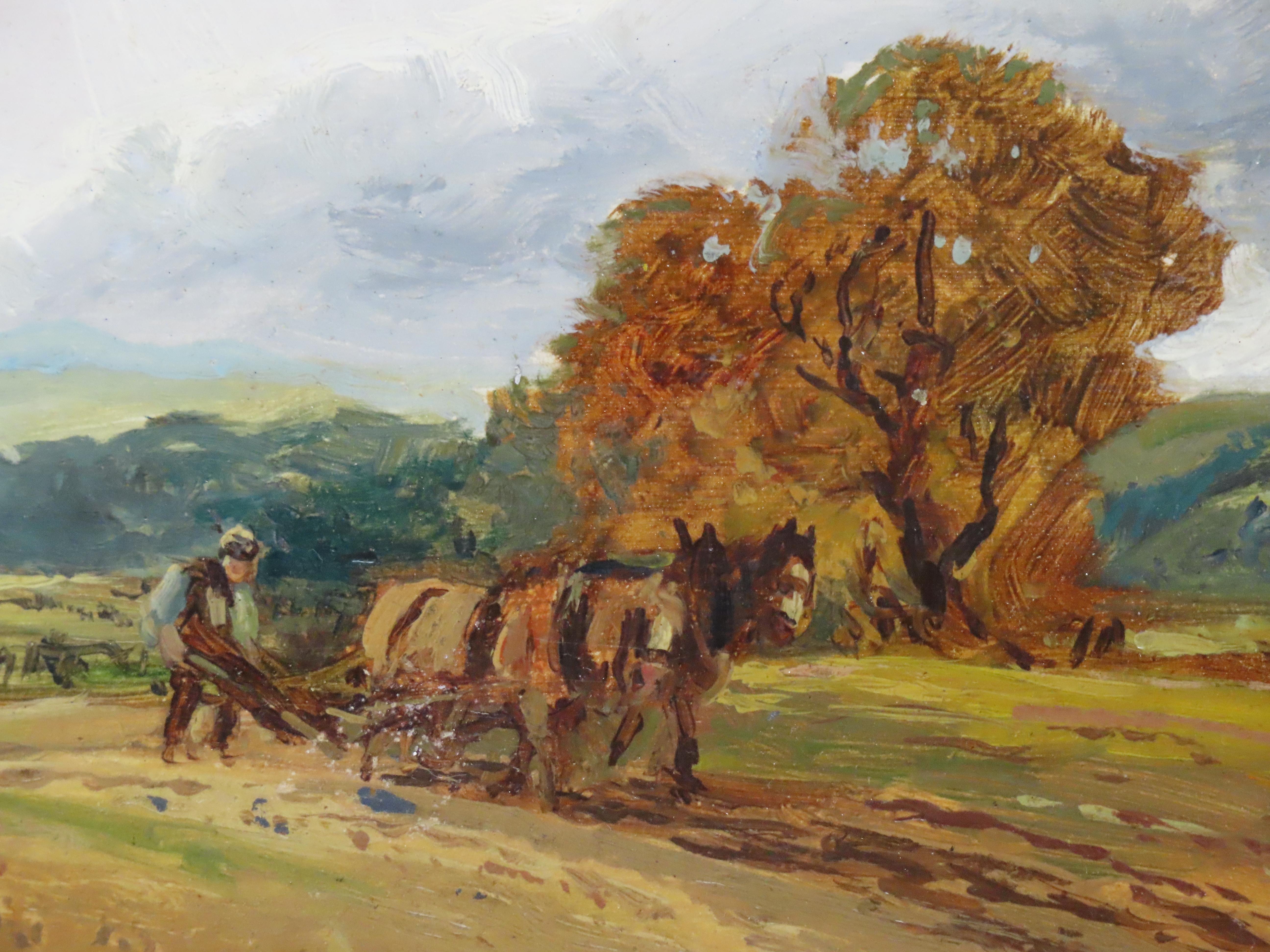 Pair of Original Oils on Board, William Manners, R.B.A. 