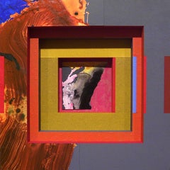 William Manning, Manana West #27, collage and acrylic on wood, 2006