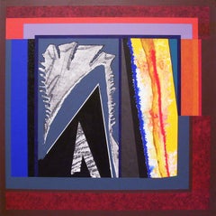 William Manning, Sea Shift #51, collage and acrylic on masonite, 2006