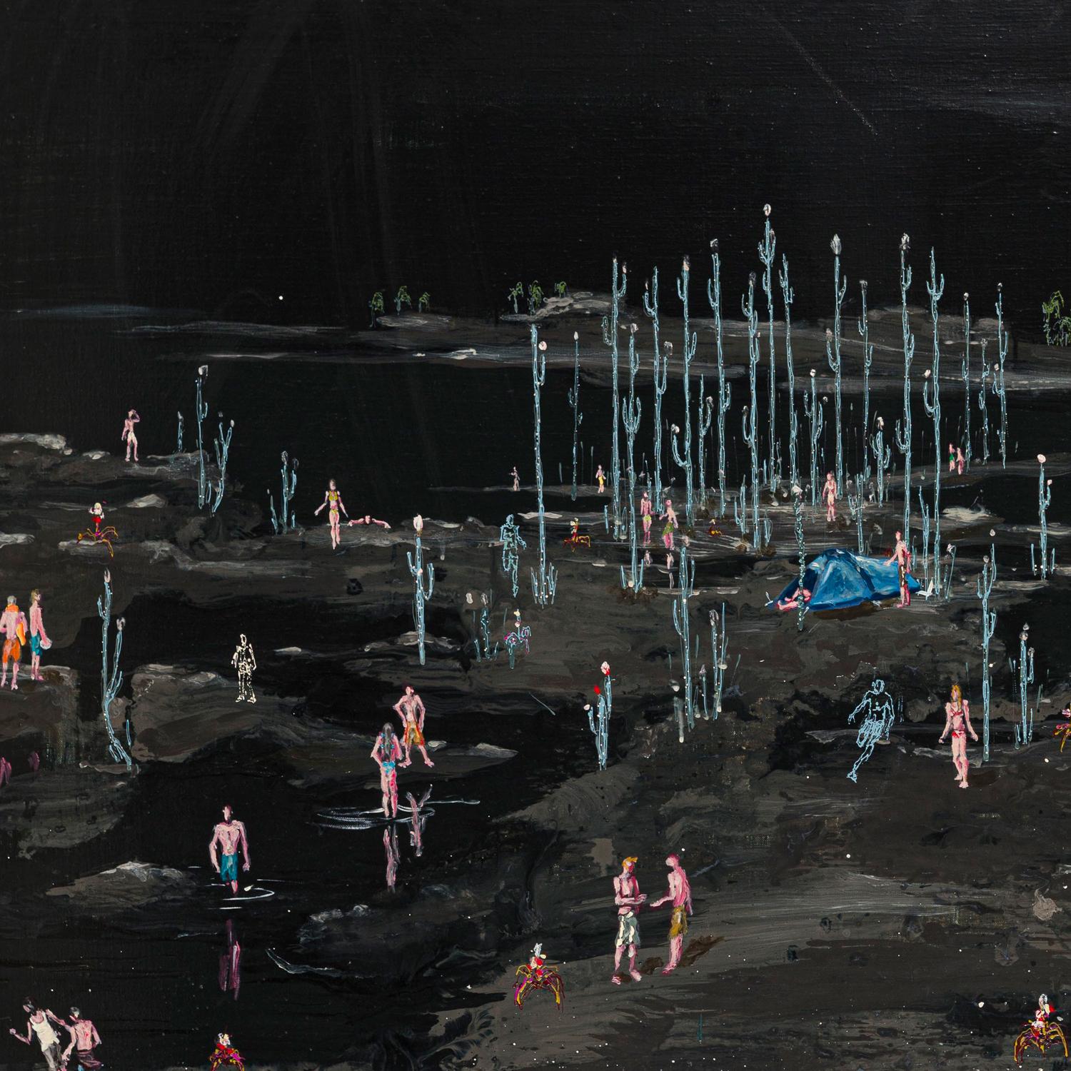Siberia II - Pittura su tela
La mappatura di alcuni luoghi rappresenta l'evoluzione della ricerca artistica di William Marc Zanghi in cui il paesaggio è spesso, come nell'opera proposta, identificato con un monocromo che poi diventa anche il