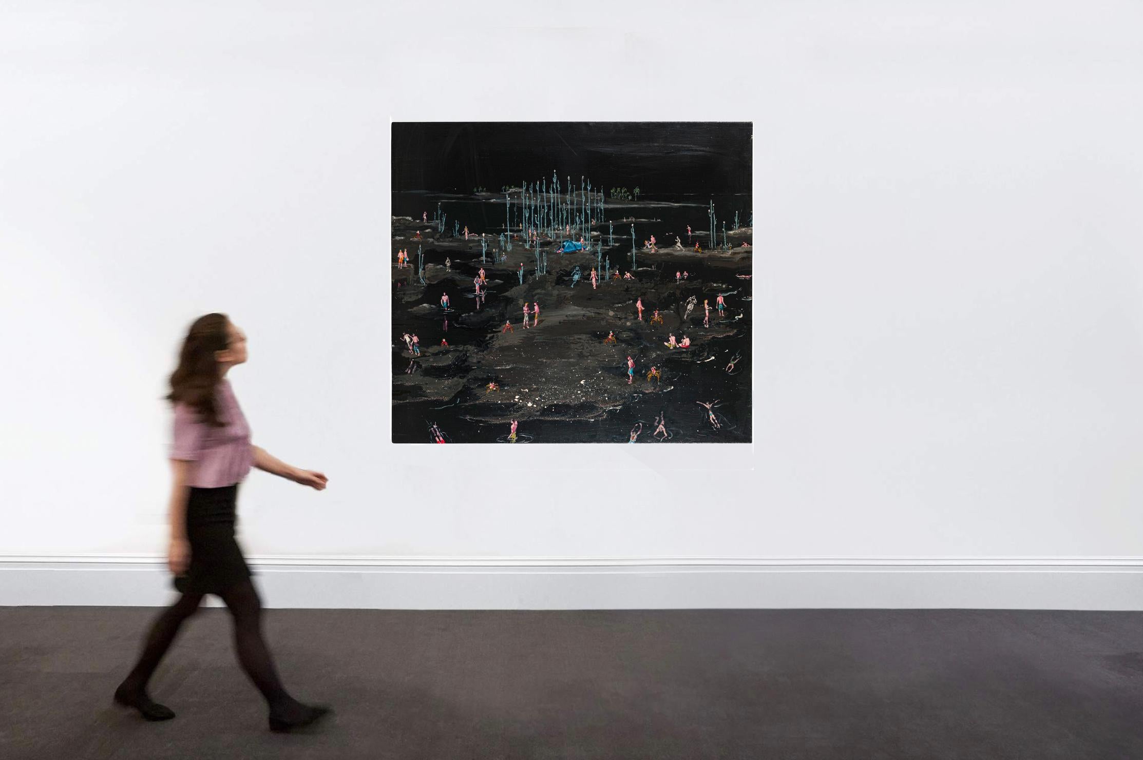 Pittura astratta contemporanea firmata William Marc Zanghi Siberia II 2