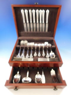 William & Mary by CJ Vander Sterling Silver Flatware Service 8 Set 52 Pcs Dinner