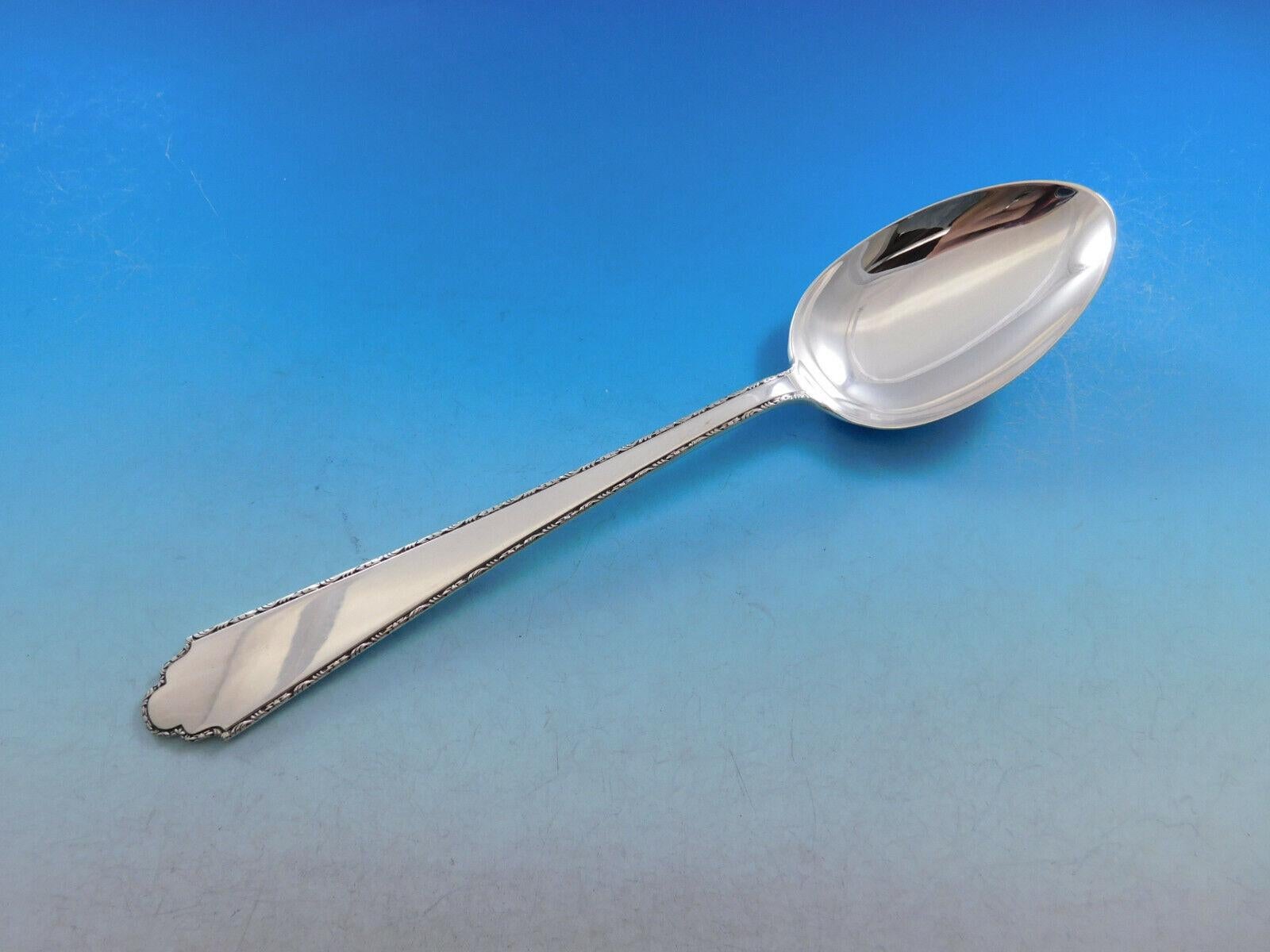 William & Mary by Lunt Sterling Silber Besteck für 8 Service 35 Pieces (20. Jahrhundert) im Angebot
