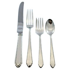 William & Mary by Lunt Silver Set di posate per 8 persone Servizio 35 pezzi