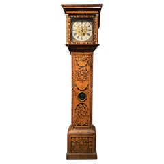 William & Mary Floral Marquetry 8-Day Longcase Clock by LeCount 'LeCompte'