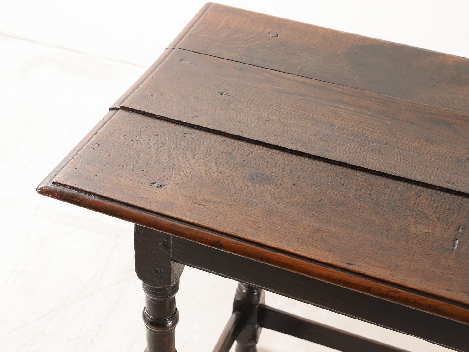 William & Mary Joined Oak Centre Table, Circa 1690 For Sale 6