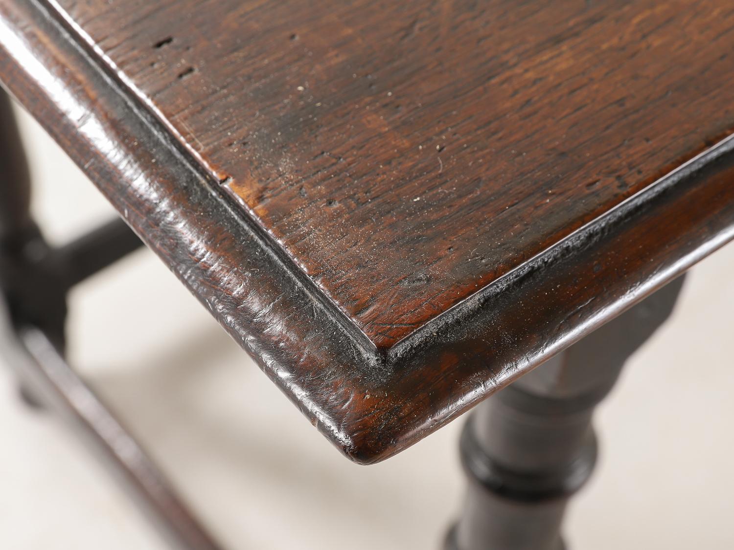 William & Mary Joined Oak Centre Table, Circa 1690 For Sale 3