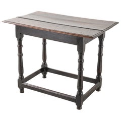 Antique William & Mary Joined Oak Centre Table, Circa 1690