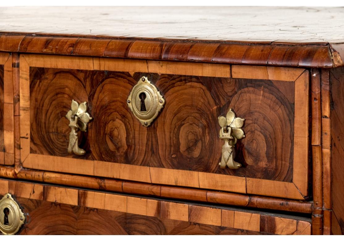William & Mary Oyster Veneered Walnut Chest Of Drawers - Circa 1680-1710 For Sale 11