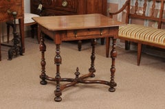 William & Mary Style English Walnut Table
