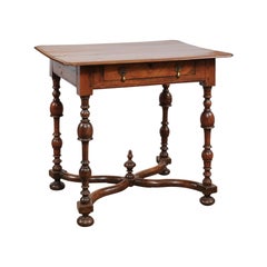 William & Mary Style English Walnut Table