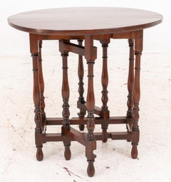 Table basse à abattant en acajou de style William & Mary