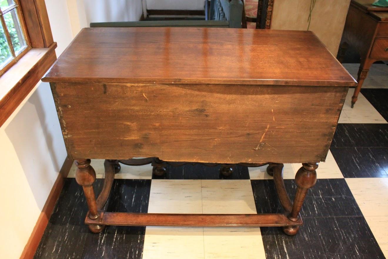 William & Mary Style Oak Table 8