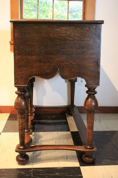 William & Mary Style Oak Table