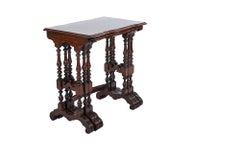 William & Mary Stil Nussbaum Nest 3 Tische