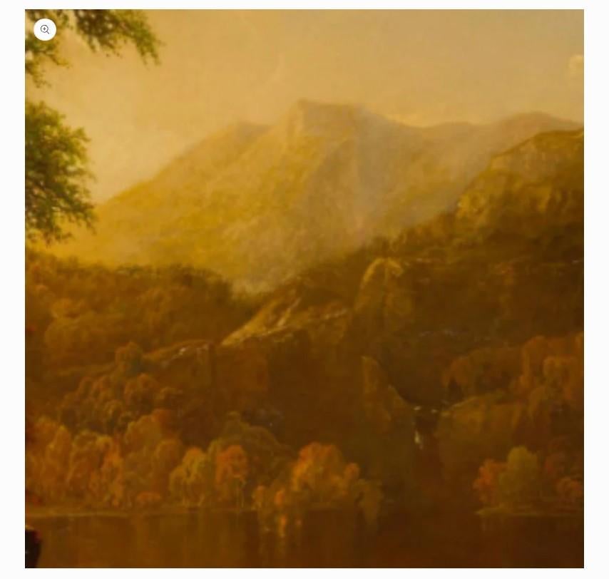 Herbstszene mit See (Braun), Landscape Painting, von William Mason Brown