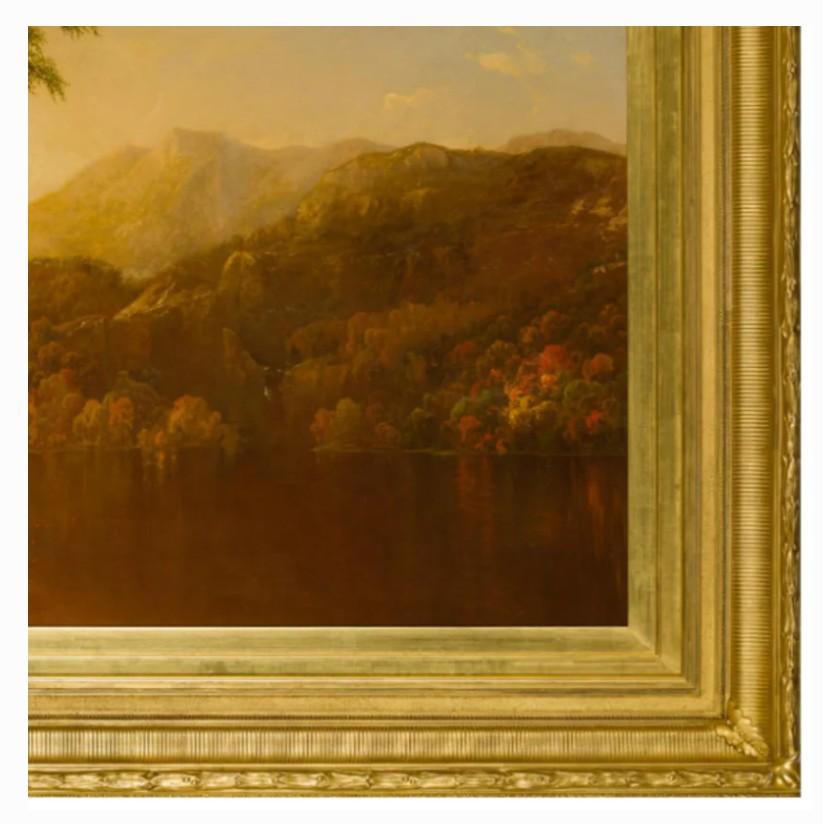 Herbstszene mit See im Angebot 1