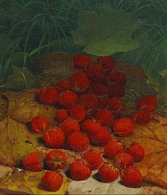 Strawberries Strewn on a Forest Floor